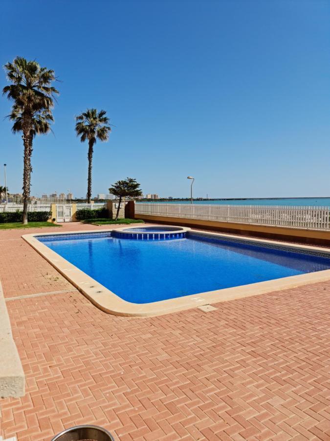 Апартаменти La Manga Blue With Pool And Seaview Мурсія Екстер'єр фото